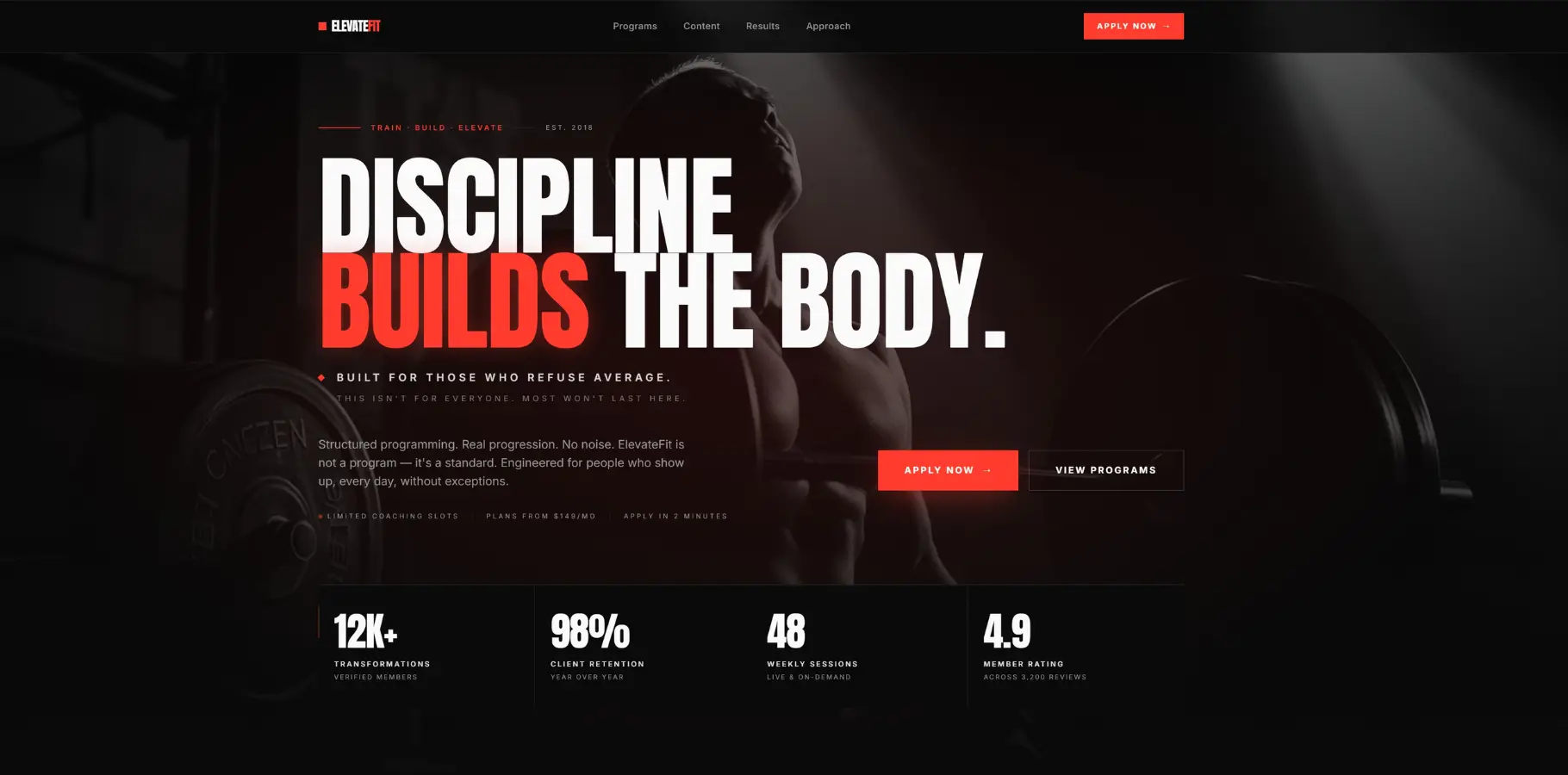 ELEVATEFIT Hero